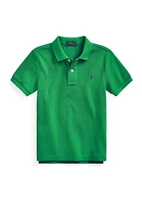 Boys 2-7 Cotton Mesh Polo Shirt