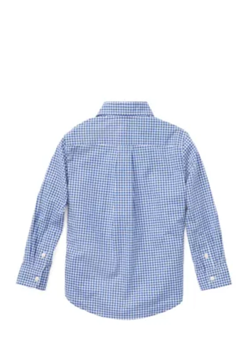 Toddler Boys Cotton Poplin Sport Shirt