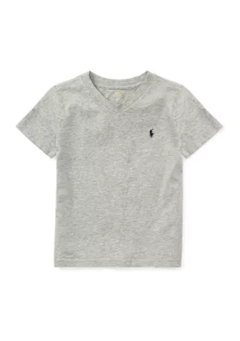 Toddler Boys Cotton Jersey V-Neck T-Shirt