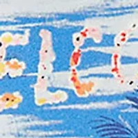 Toddler Boys Tropical Ski Print Fleece Hoodie