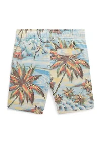 Toddler Boys Tropical Print Spa Terry Shorts