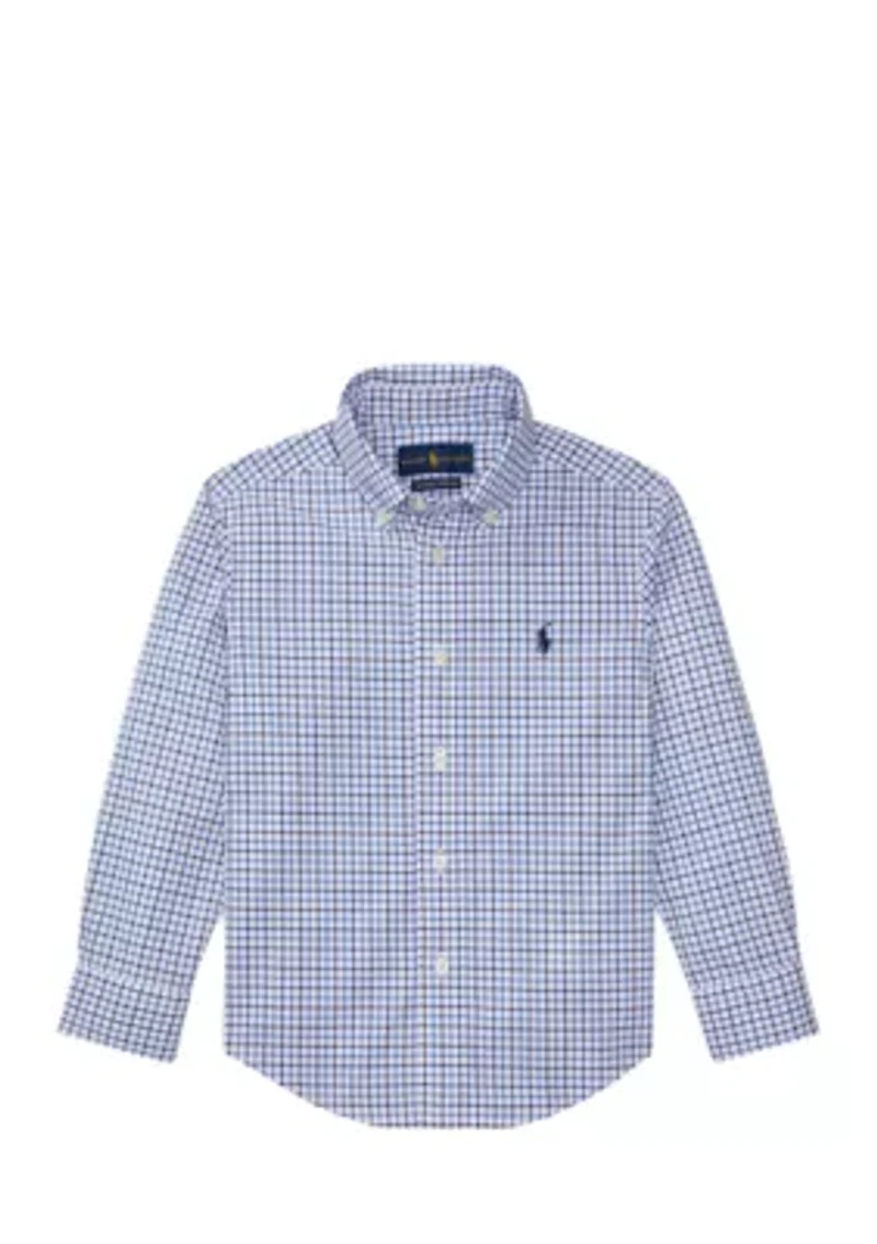 Boys 2-7 Cotton Poplin Sport Shirt