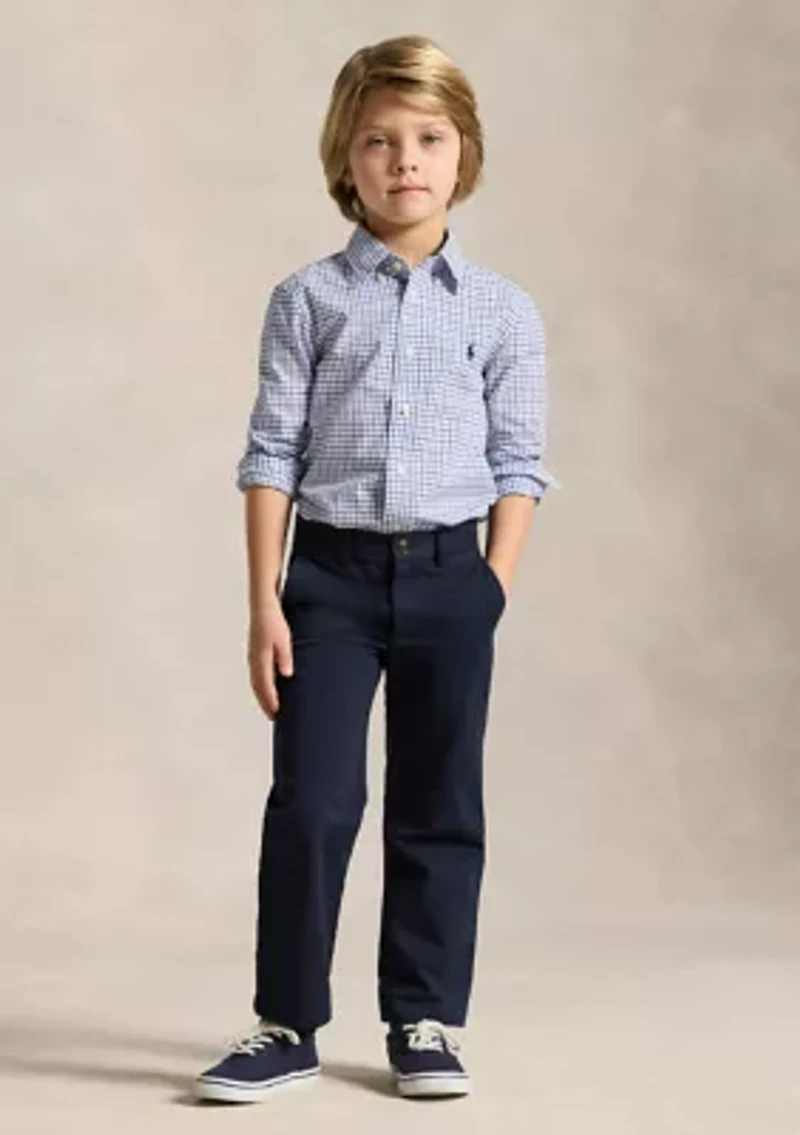 Boys 2-7 Cotton Poplin Sport Shirt