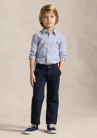 Boys 2-7 Cotton Poplin Sport Shirt