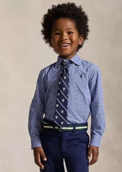 Boys 2-7 Cotton Poplin Sport Shirt