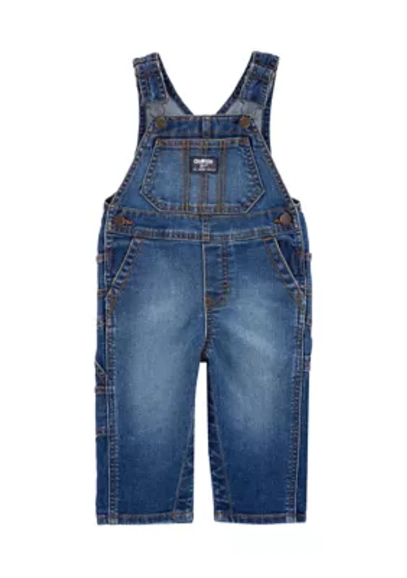 Baby Girls Denim Overalls
