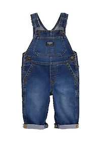 Baby Boys Stretch Denim Classic Overalls