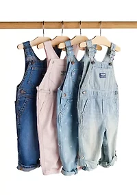 Baby Boys Stretch Denim Classic Overalls