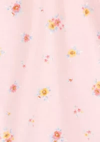 Baby Girls Long Sleeve Floral Knit Bodysuit
