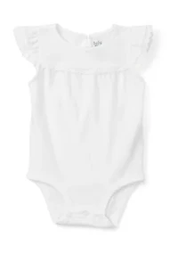 Baby Girls Pointelle Knit Bodysuit