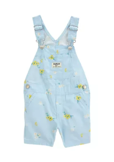 Baby Girls Woven Shortalls