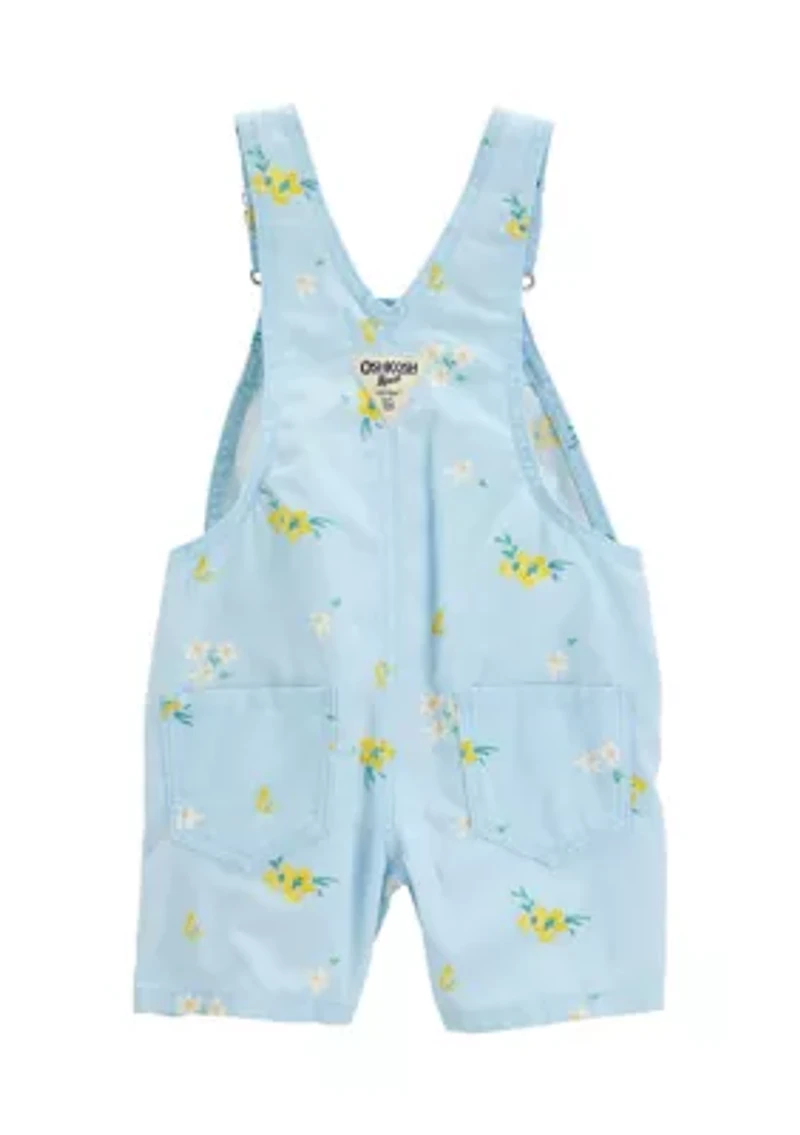Baby Girls Woven Shortalls