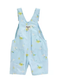 Baby Girls Woven Shortalls