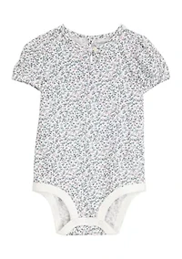Baby Girls Floral Printed Bodysuit