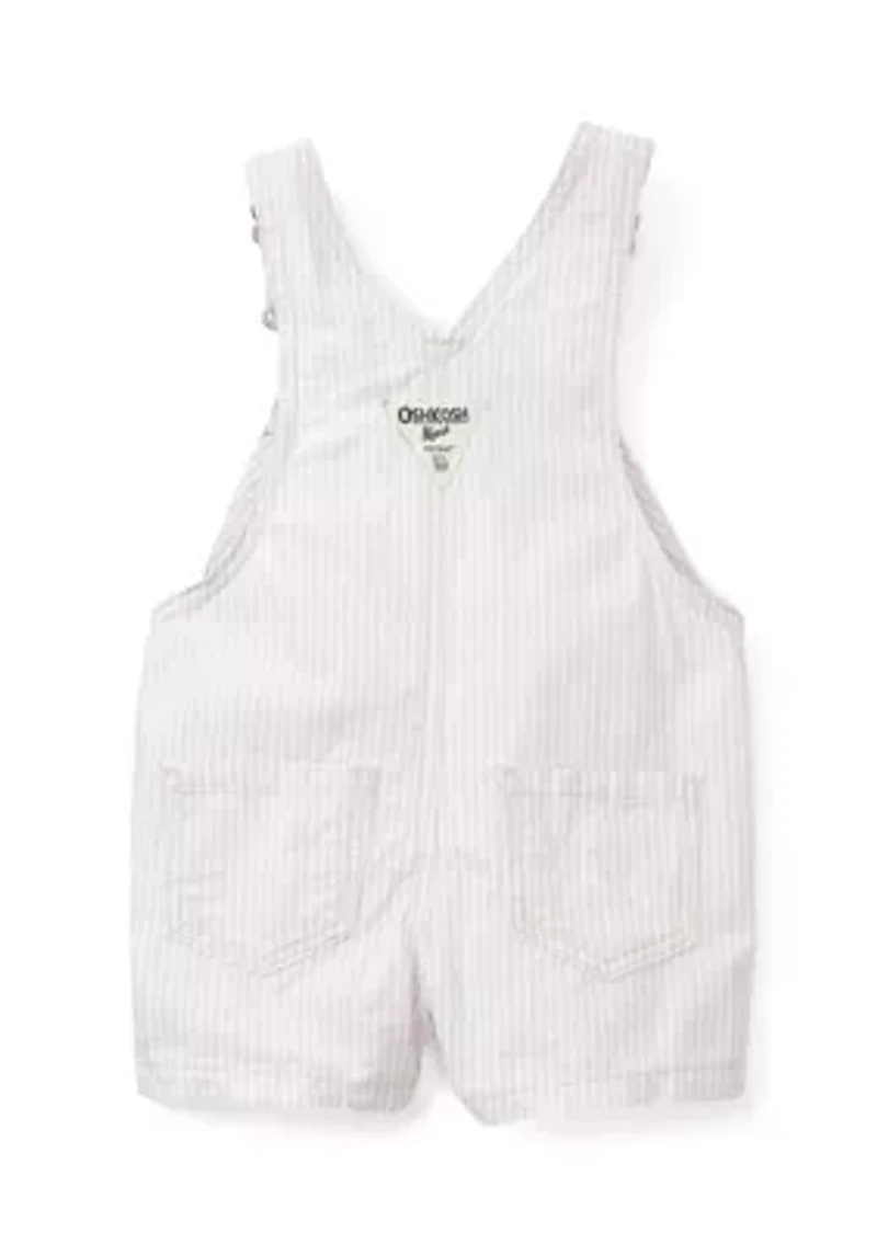 Baby Girls Woven Shortalls