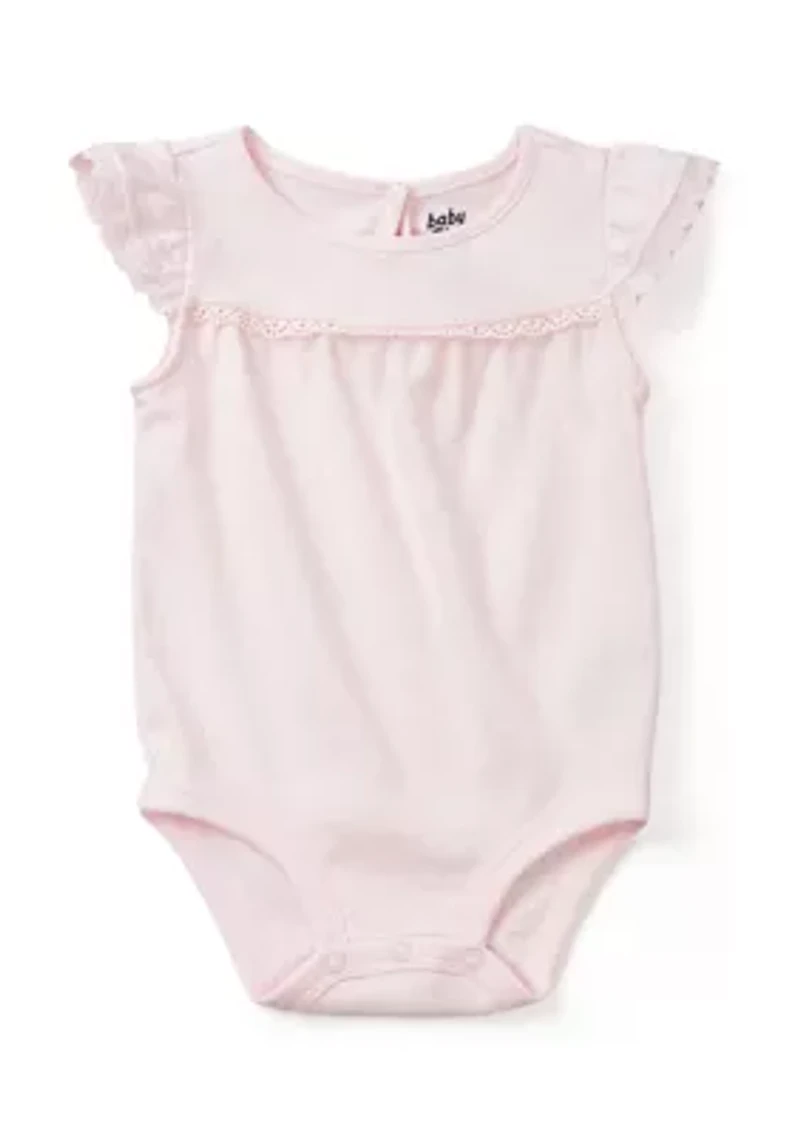 Baby Girls Pointelle Knit Bodysuit