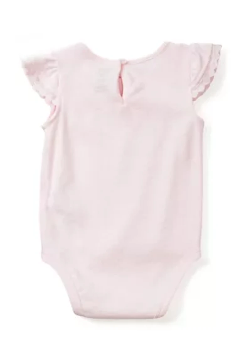 Baby Girls Pointelle Knit Bodysuit