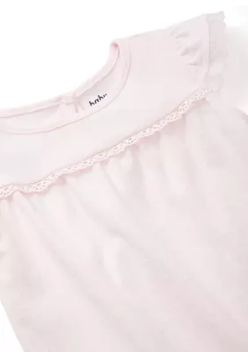 Baby Girls Pointelle Knit Bodysuit