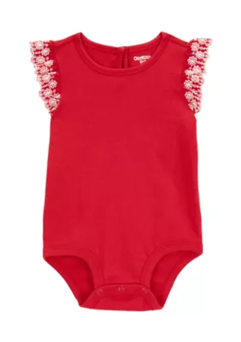 Baby Girls Ruffle Bodysuit