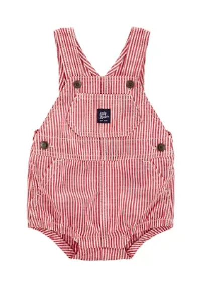 Baby Boys Hickory Bubble Overalls