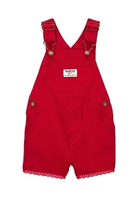 Baby Boys Twill Shortalls