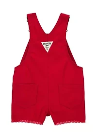 Baby Boys Twill Shortalls