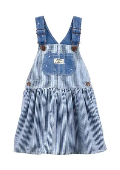 Baby Girls Sleeveless Chambray Skirtall
