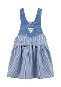 Baby Girls Sleeveless Chambray Skirtall