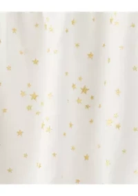 Baby Girls Star Print Cotton Long-Sleeve Fashion Bodysuit