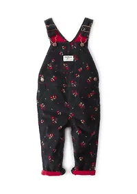 Baby Girls Floral Cord Coverall