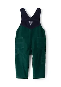 Baby Boys Corduroy Sleeveless Overalls