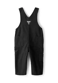 Baby Boys Herringbone Cotton Sleeveless Overalls