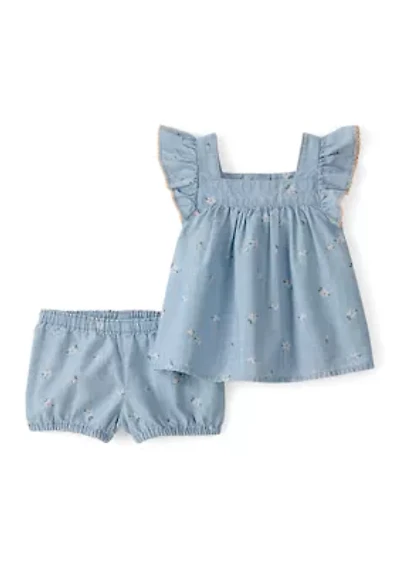 Baby Girls Shorts and Top Set