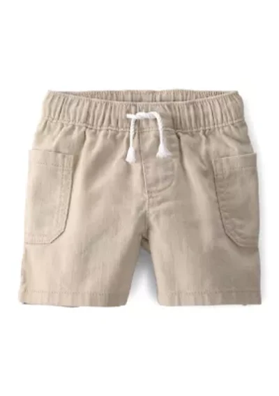 Baby Boys Twill Shorts