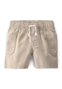 Baby Boys Twill Shorts