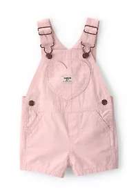 Baby Girls Canvas Shortall