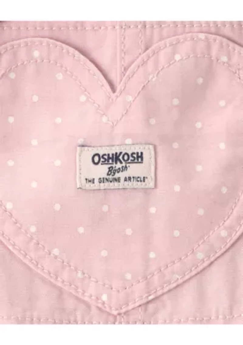 Baby Girls Canvas Shortall