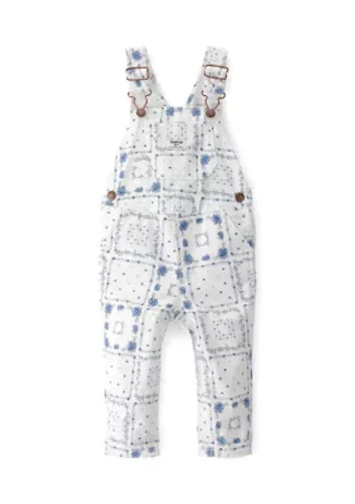 Baby Girls Printed Overalls