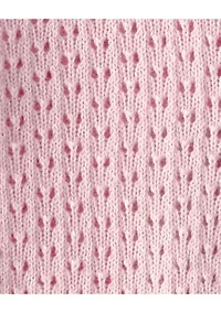 Baby Girls Button Front Bow Sweater