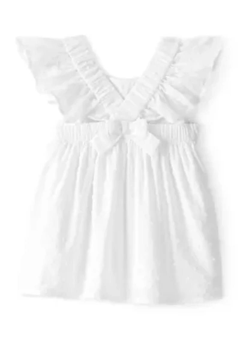 Baby Girls Ruffle Sleeve Dress