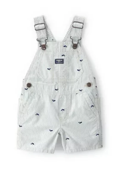 Baby Boys Striped Shortall