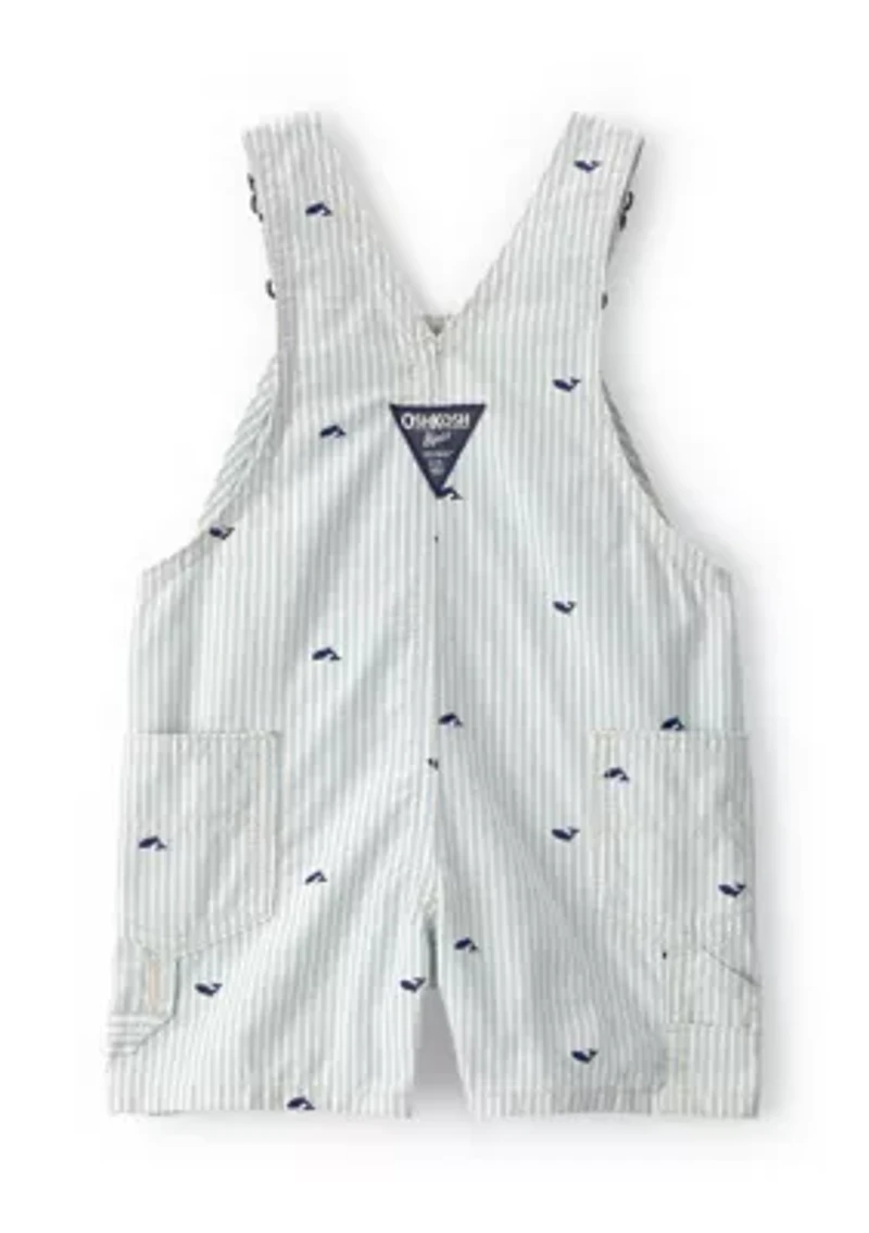 Baby Boys Striped Shortall