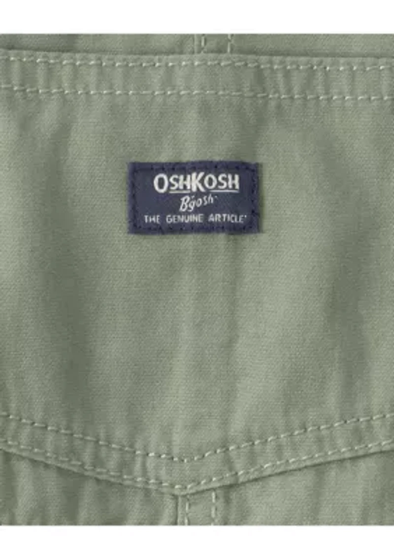 Baby Boys Canvas Shortalls