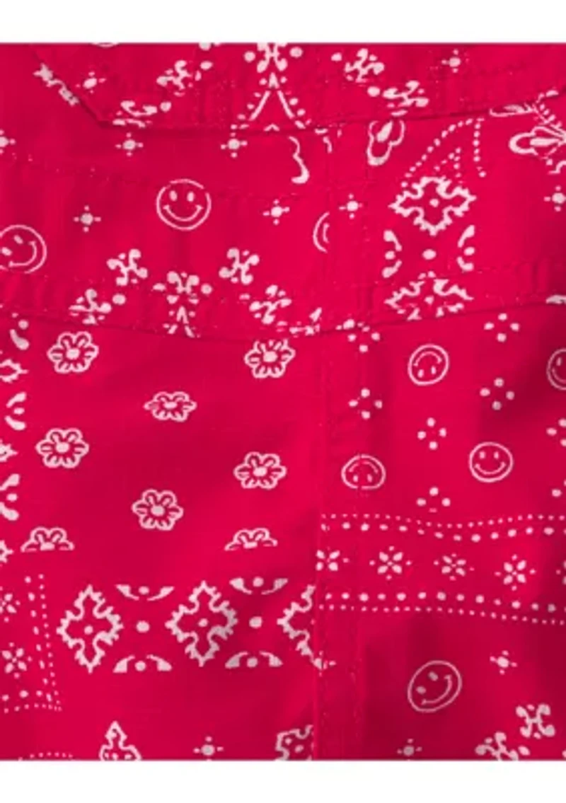 Baby Boys Bandana Print Bubble Romper