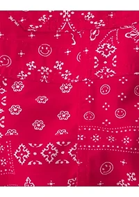 Baby Boys Bandana Print Bubble Romper