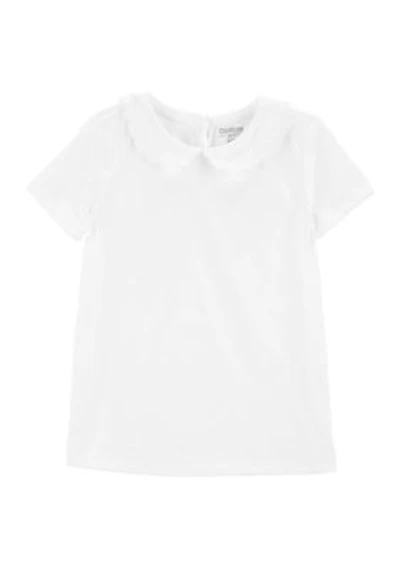 Toddler Girls Collard Knit T-Shirt