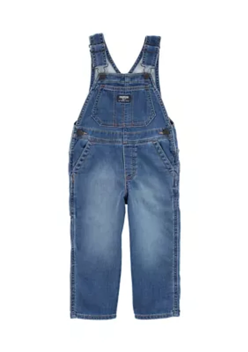 Toddler Boys Denim Overalls