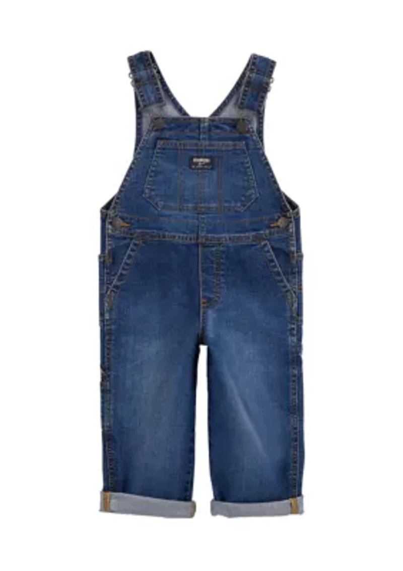 Toddler Boys Denim Overalls