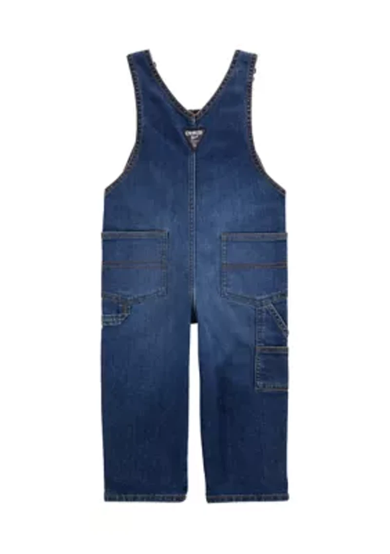 Toddler Boys Denim Overalls