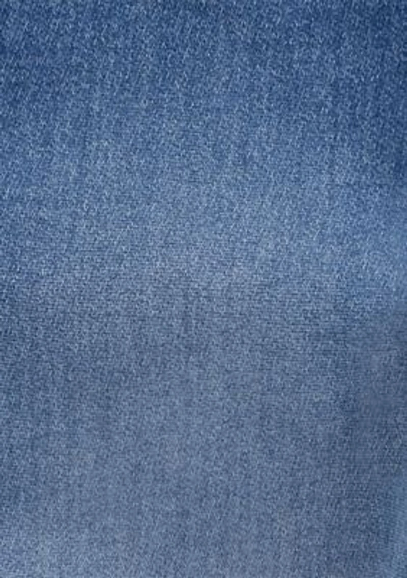 Toddler Boys Knit Denim Overalls